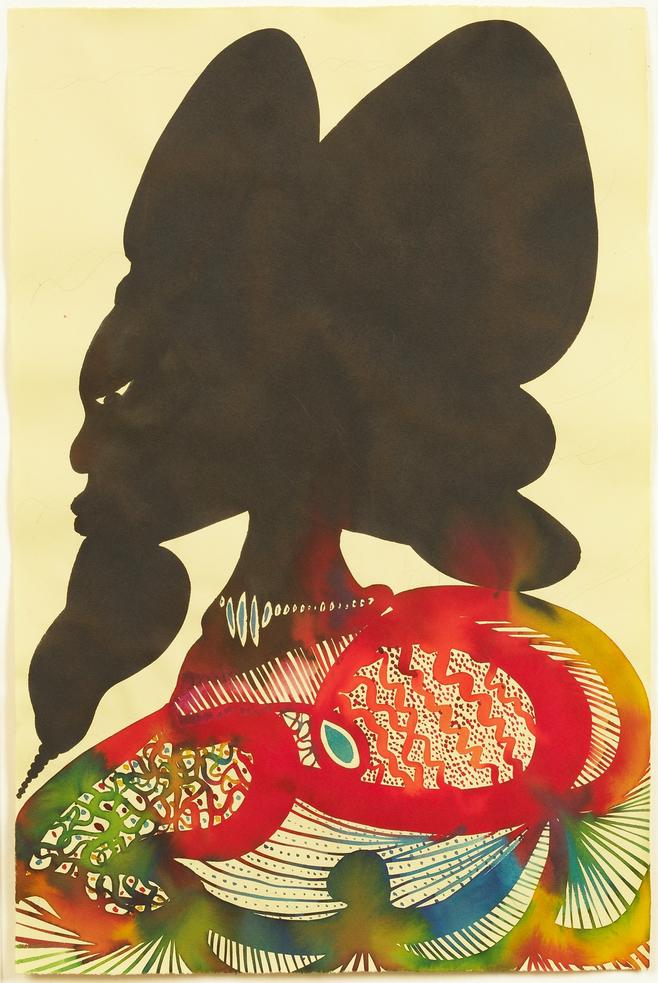 Chris Ofili-contemporary art-Untitled-Man Afromuse