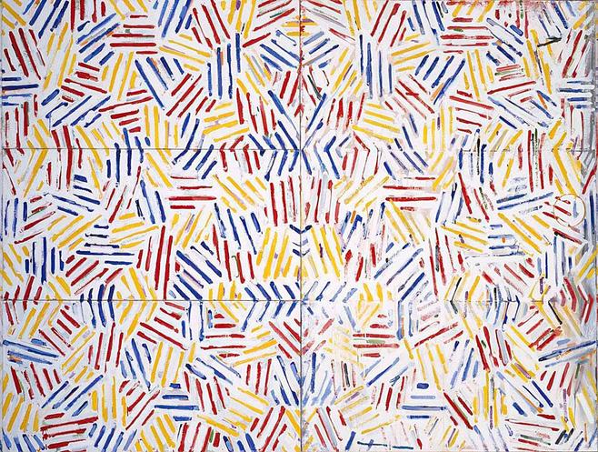 Jasper Johns-contemporary art-Corpse and Mirror